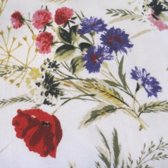 Anthropologie Floral Tank Top - Red, Green, Purple - Picture 12 of 13